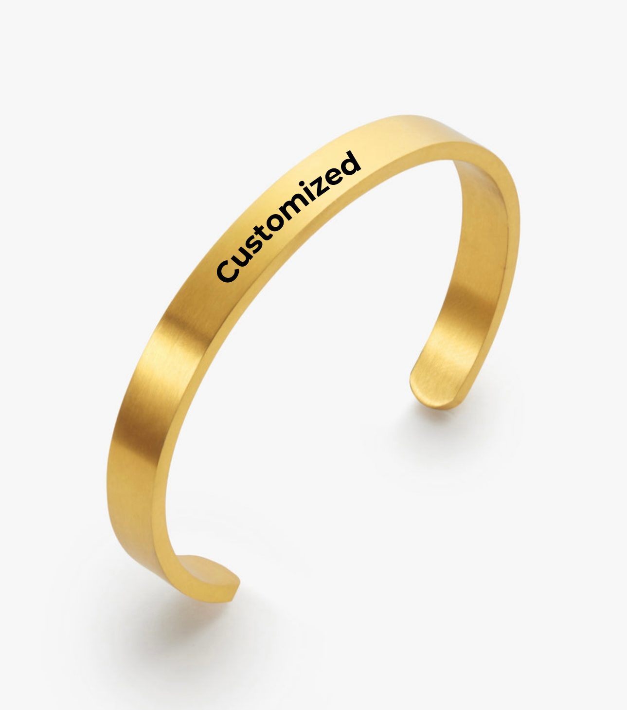 Custom Cuff Bracelet Gold