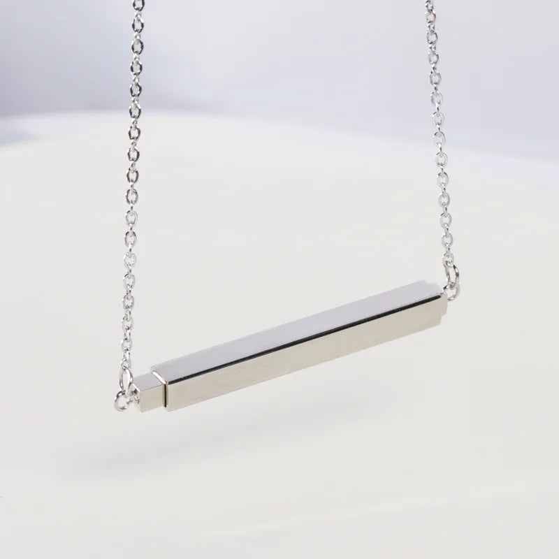 Custom Flat Bar Necklace