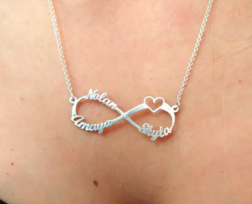 Custom Infinity Name Necklace