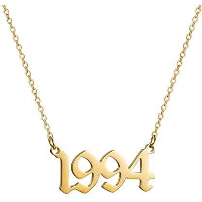 Personalized Birth Year Necklace