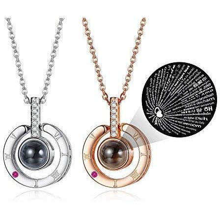 100 Languages I Love You Necklace