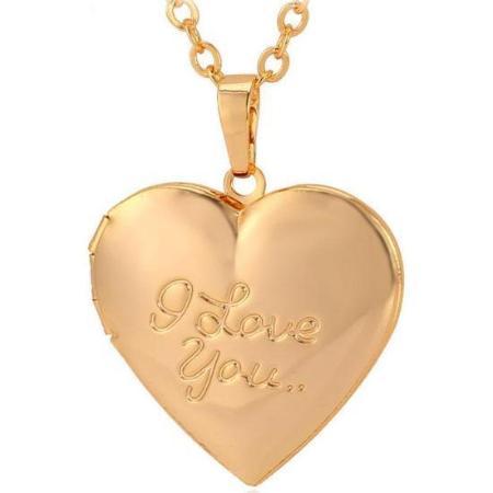 "I Love You" Heart Locket