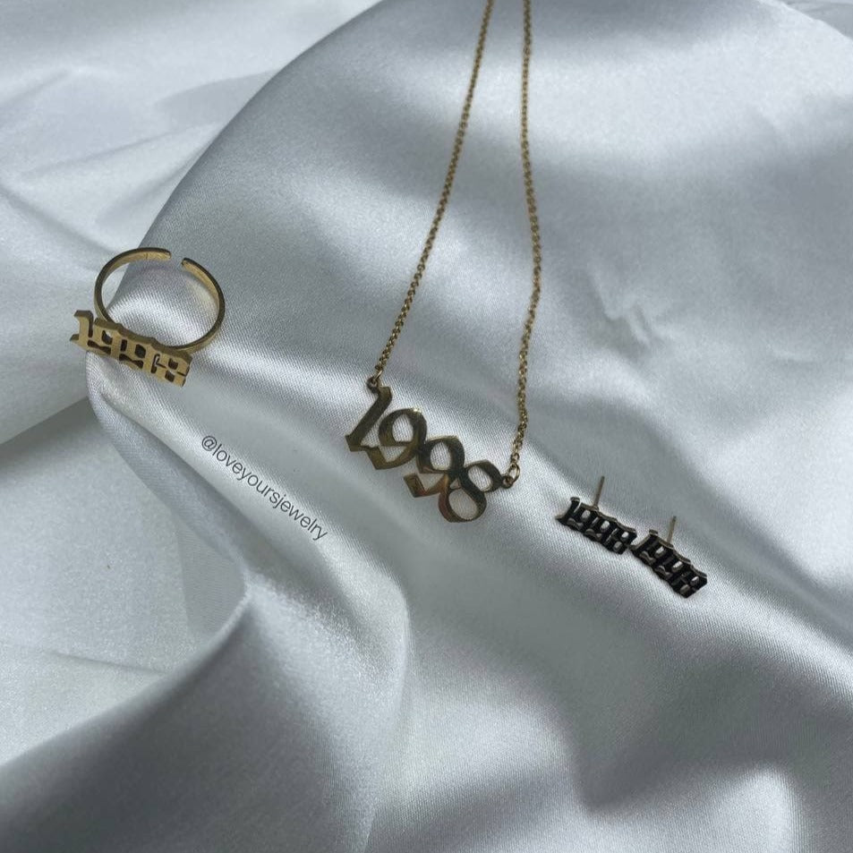 Personalized Birth Year Necklace