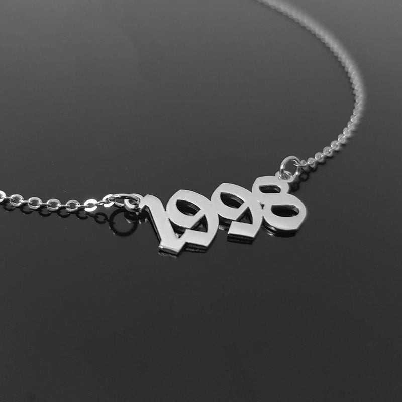 Personalized Birth Year Necklace