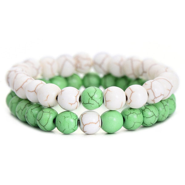 Distance Bracelets Set