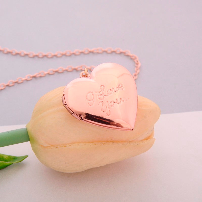 "I Love You" Heart Locket