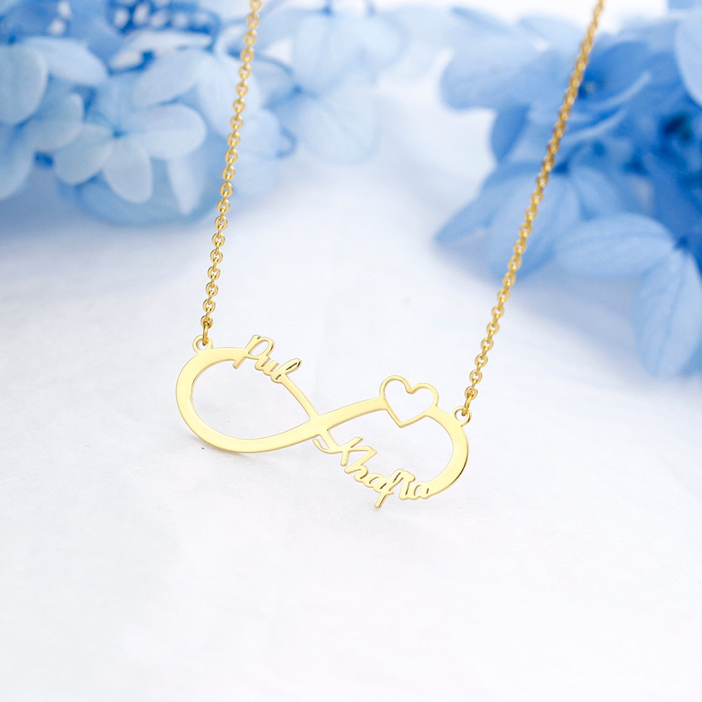 Custom Infinity Name Necklace