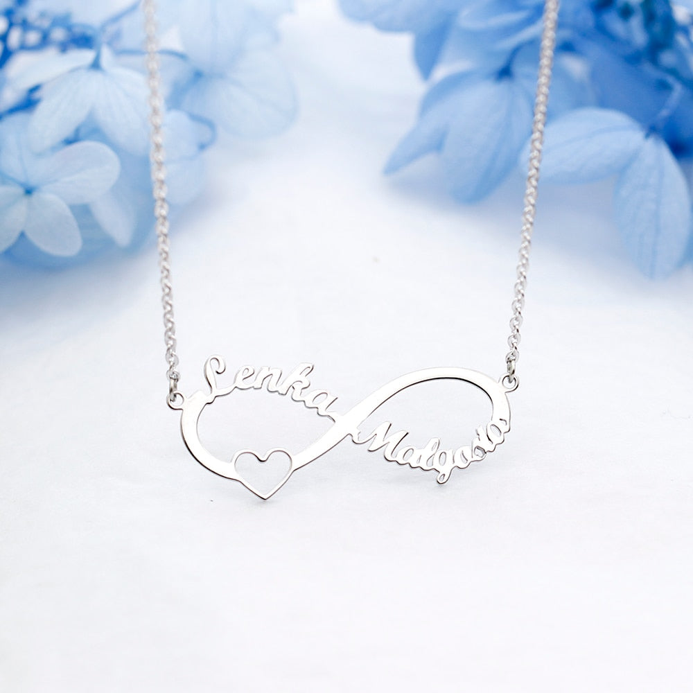 Custom Infinity Name Necklace