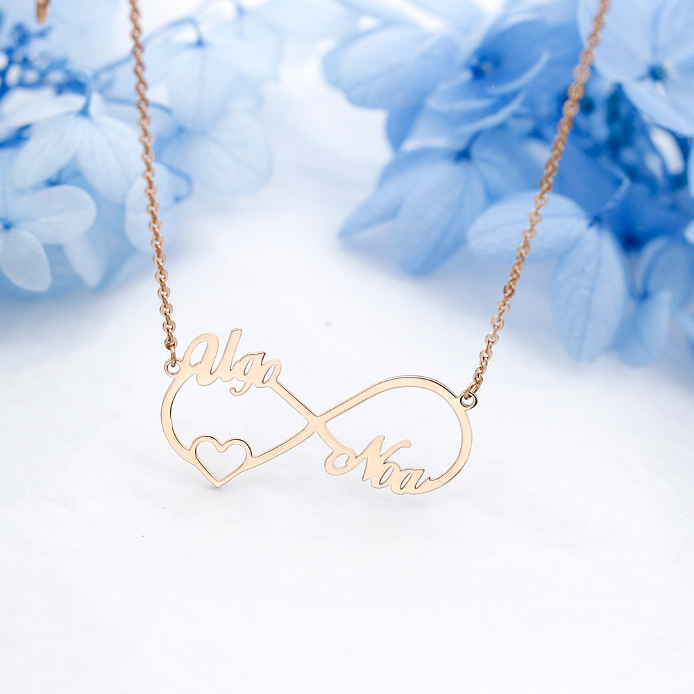 Custom Infinity Name Necklace