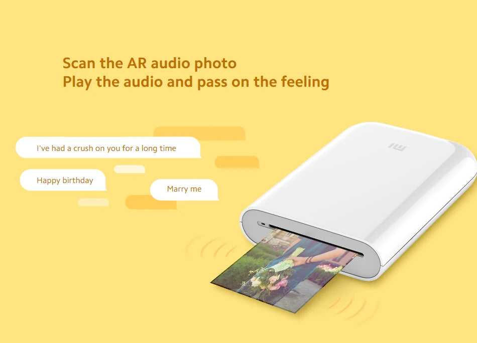 Portable AR Photo ZINK Printer