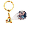 Personalized Heart Photo Keychain
