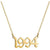 Personalized Birth Year Necklace