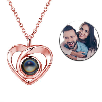 Personalized Heart Photo Necklace 2.0