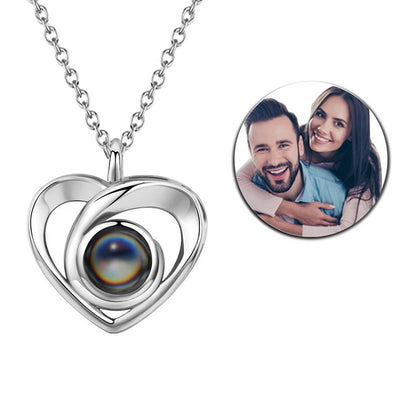 Personalized Heart Photo Necklace 2.0