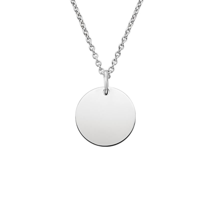 Initial Circle Necklace