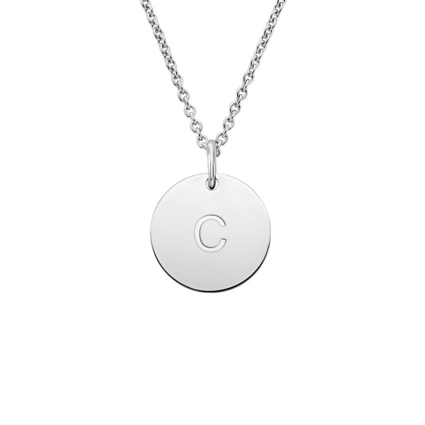 Initial Circle Necklace