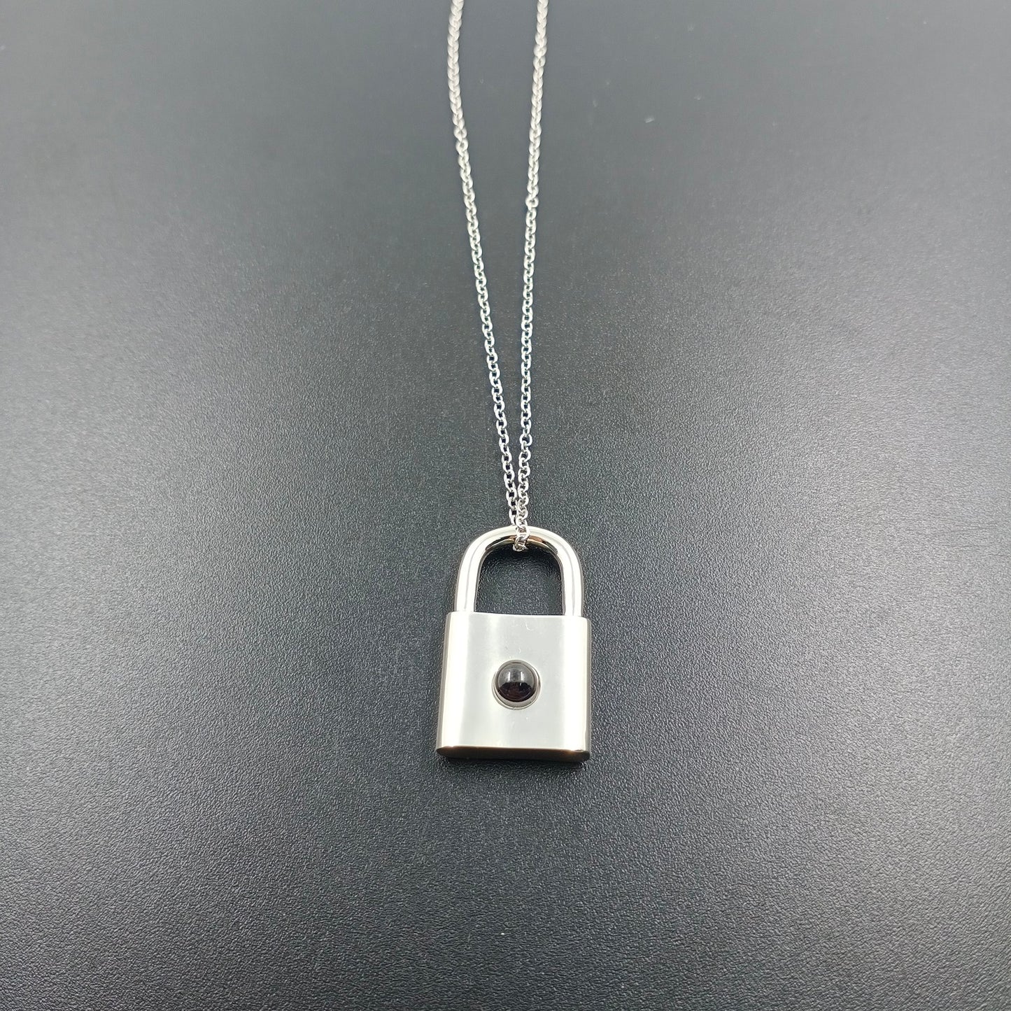 Lock Photo Necklace