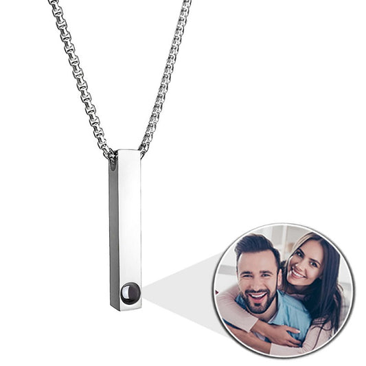 Bar Photo Necklace