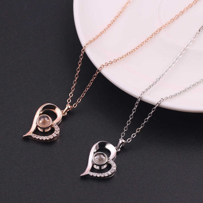 100 Languages I Love You Necklace