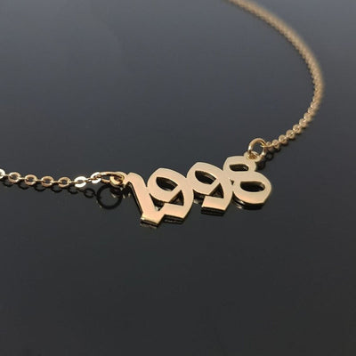 Personalized Birth Year Necklace
