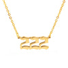 Angel Number Necklace Choker