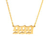 Angel Number Necklace Choker