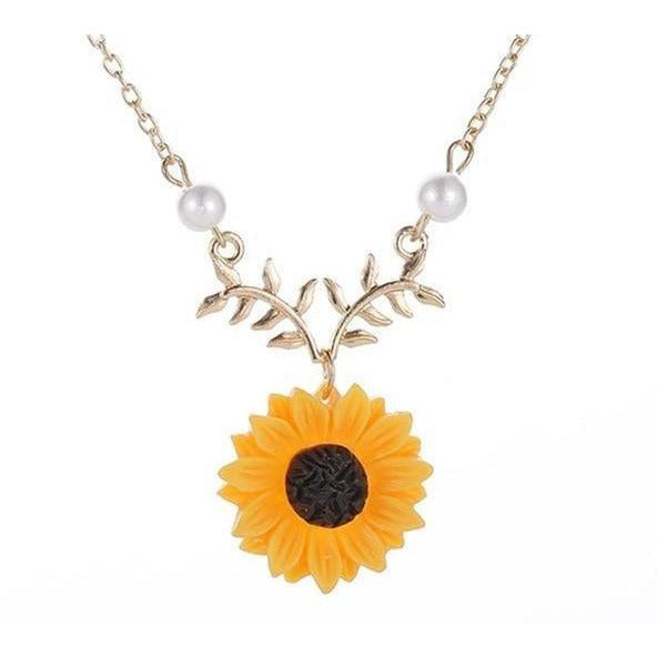Sunflower Necklace