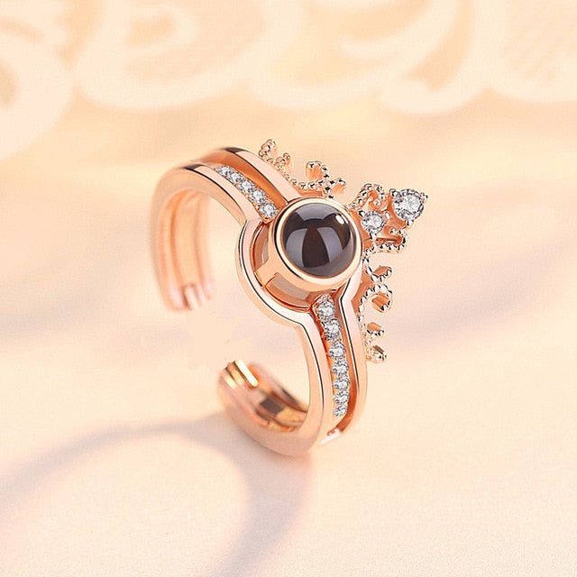 Ring that says i love you in 100 languages Clearance